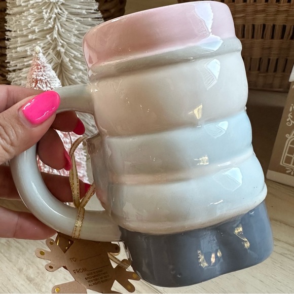 Holly & Joy Christmas Holiday pastel Nutcracker mug - Picture 5 of 8